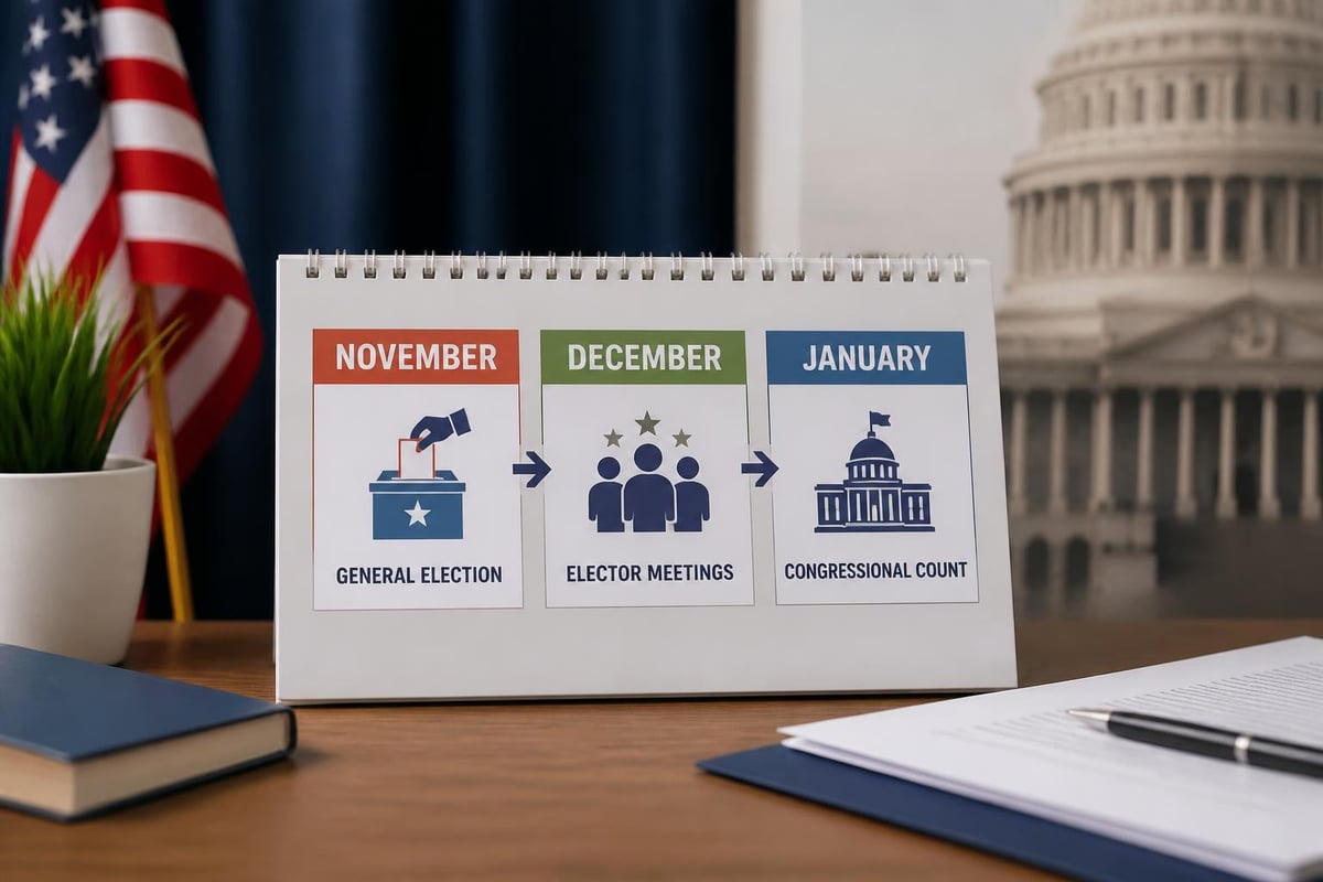 Electoral vote timeline
