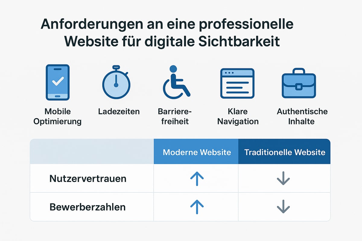 Fundament Schaffen: Die Unverzichtbare Rolle Der Professionellen Website