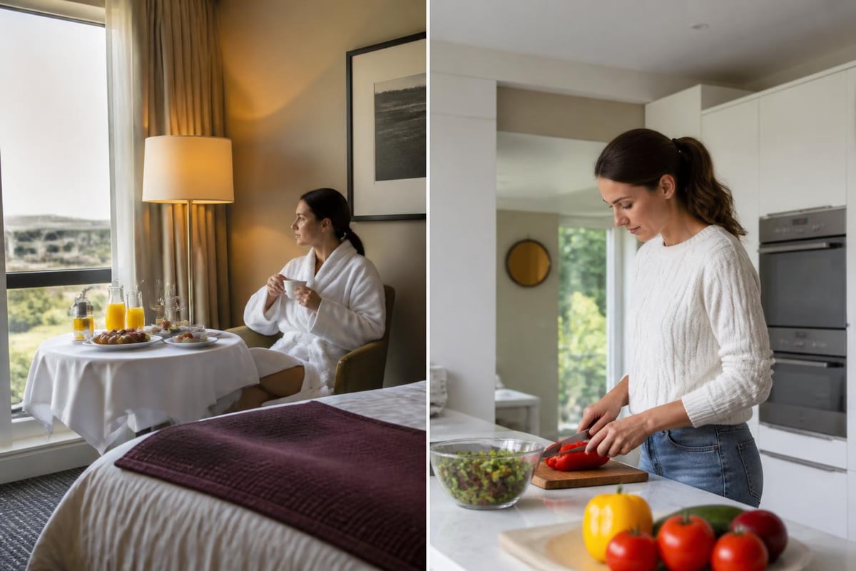 Self-catering features