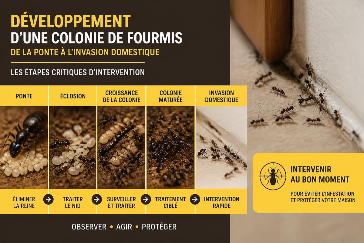 Cycle de vie des fourmis