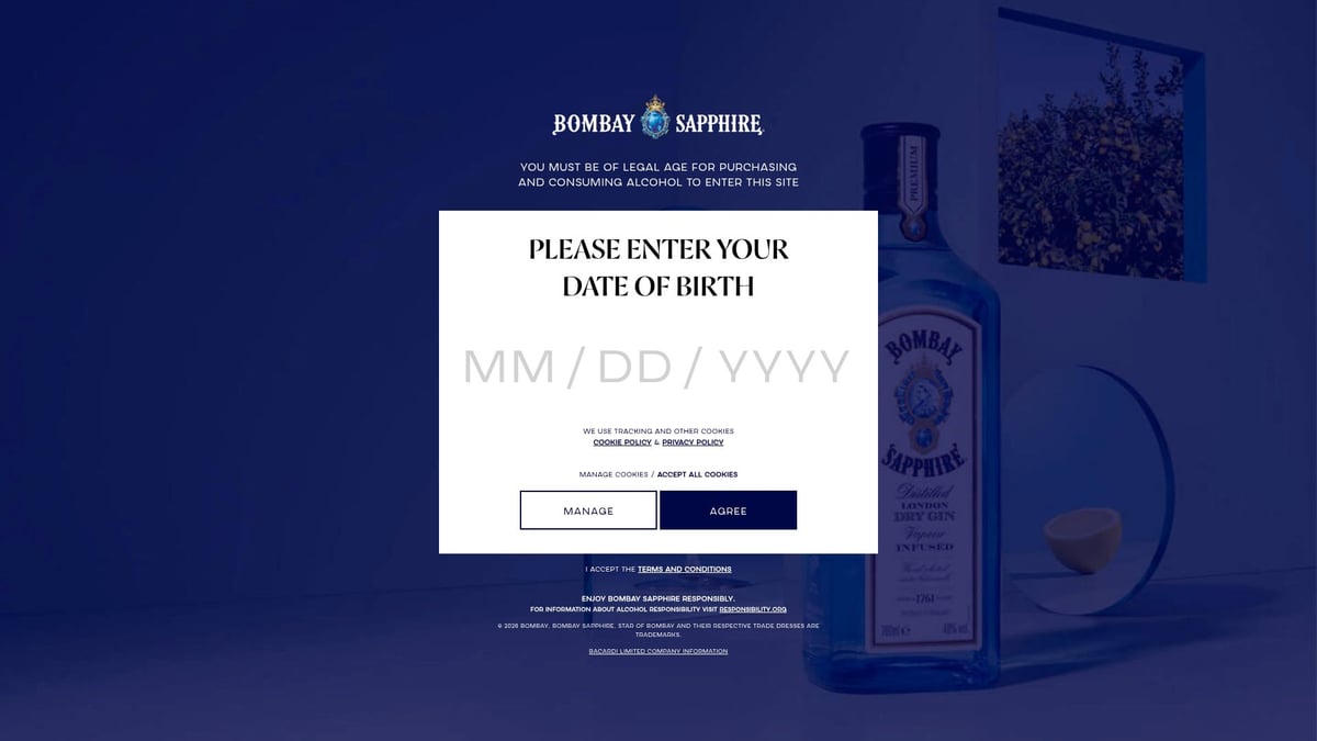 7 Idee Originali Gin Regalo Marito da Provare nel 2026 - Bombay Sapphire Premier Cru Murcian Lemon