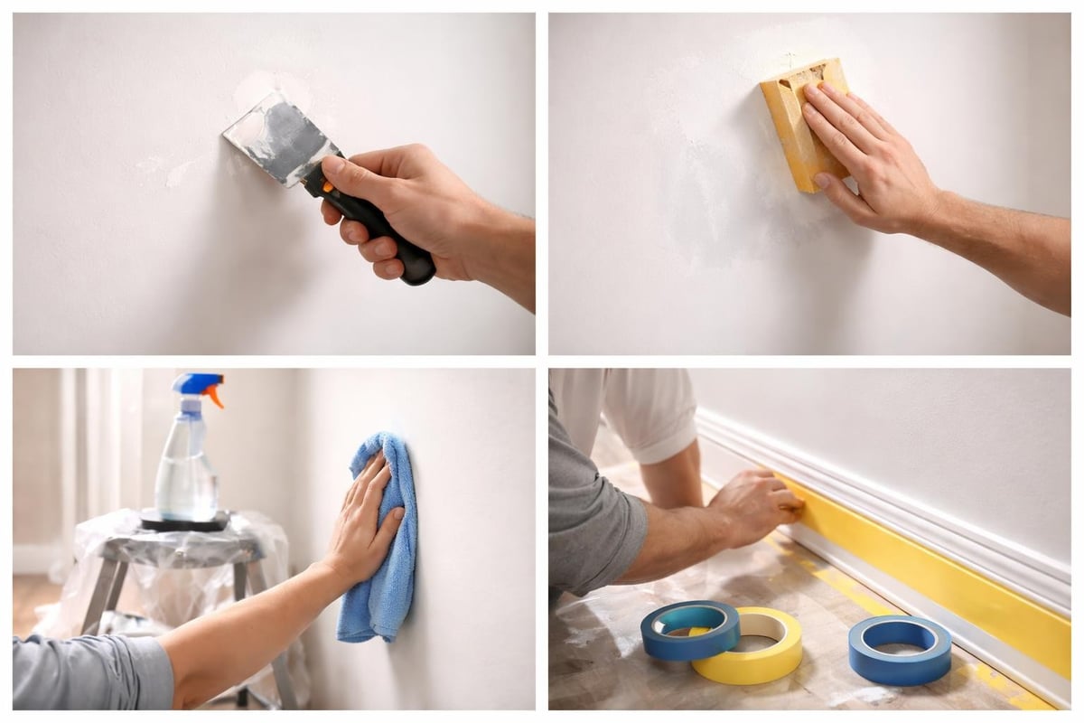 Wall preparation techniques