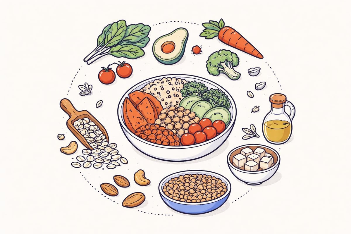 Vegane Zutatenkombinationen