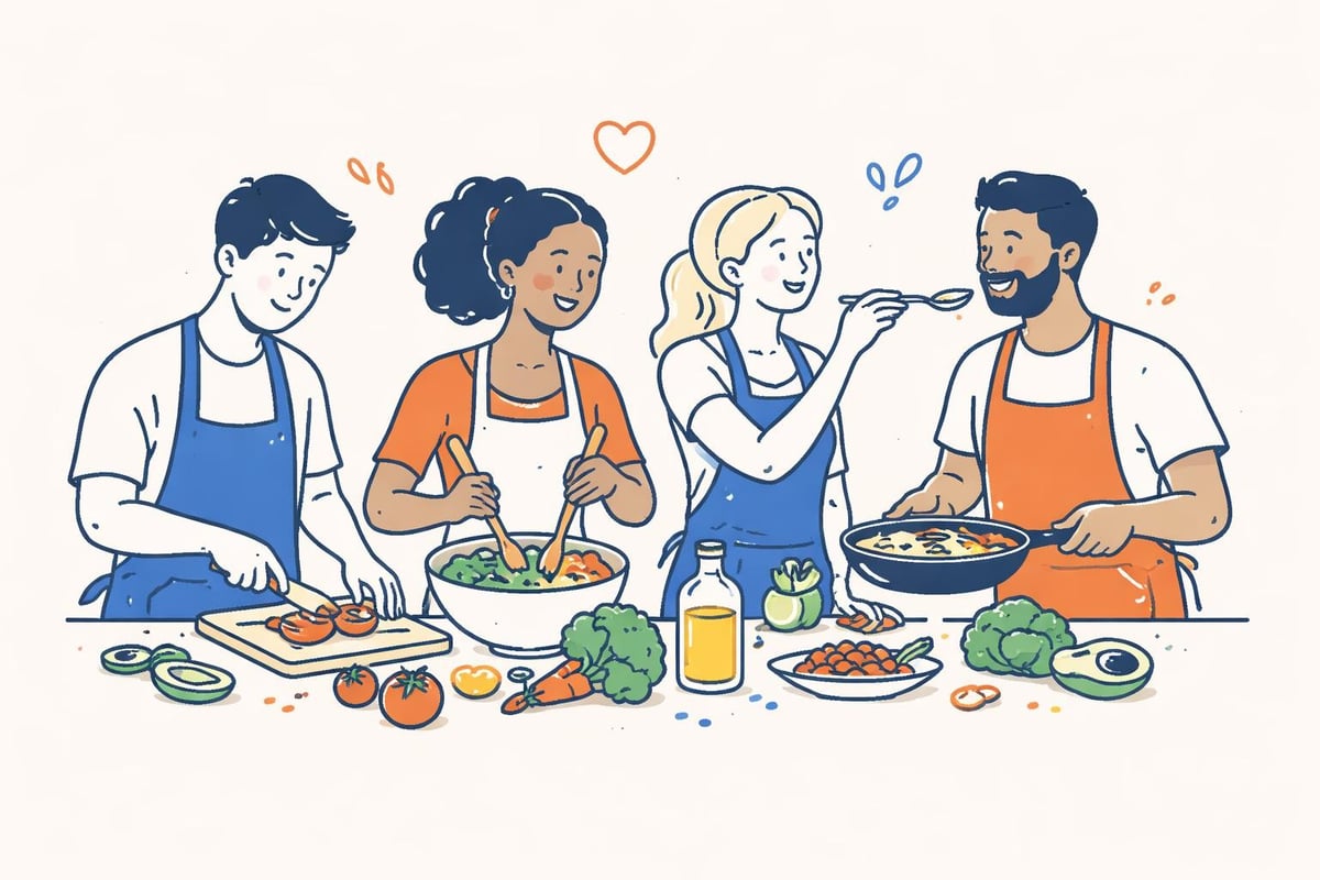 Gemeinsames veganes Kochen