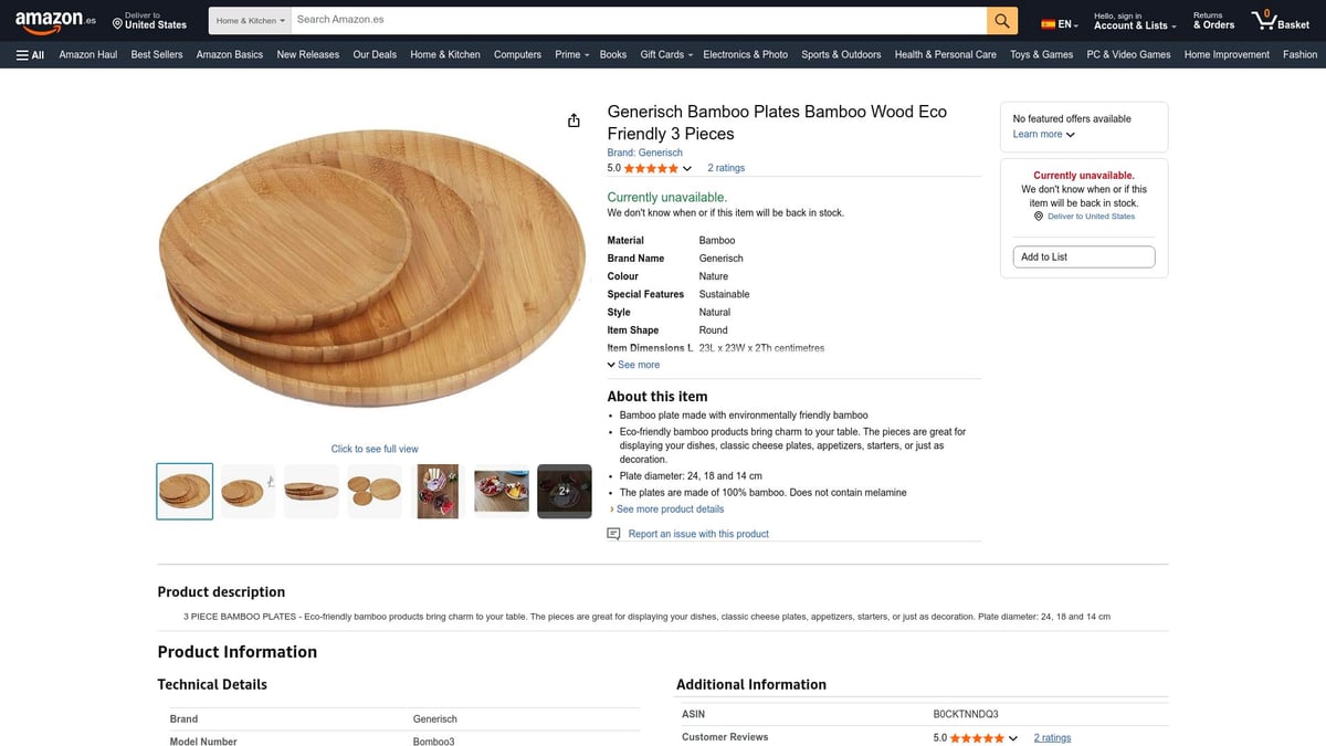 10 Platos Originales Para Sorprender En Tus Reuniones 2025 - Platos de Bambú Ecológico Generisch