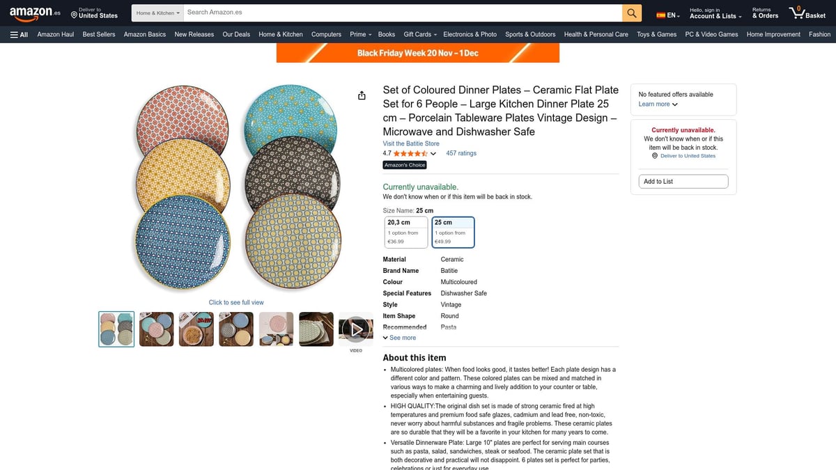 10 Platos Originales Para Sorprender En Tus Reuniones 2025 - Juego de Platos Llanos Colores Batitie