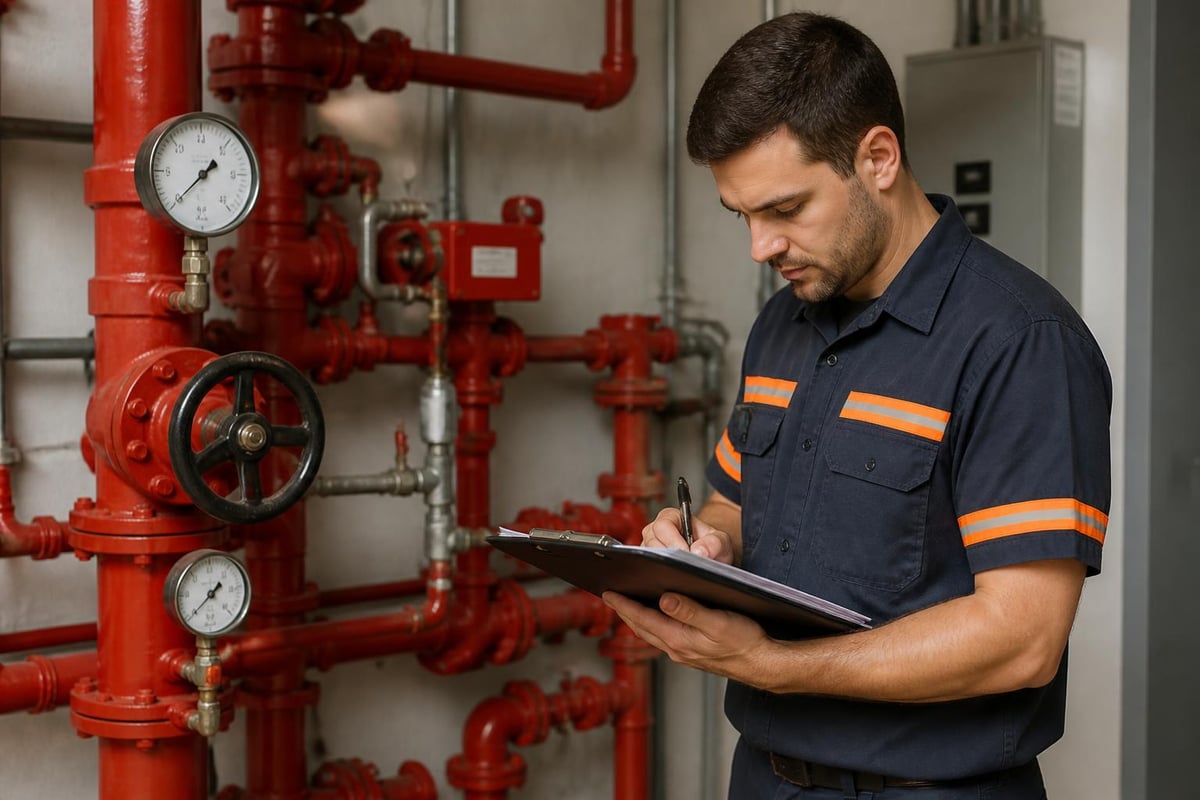 Sprinkler system maintenance schedule
