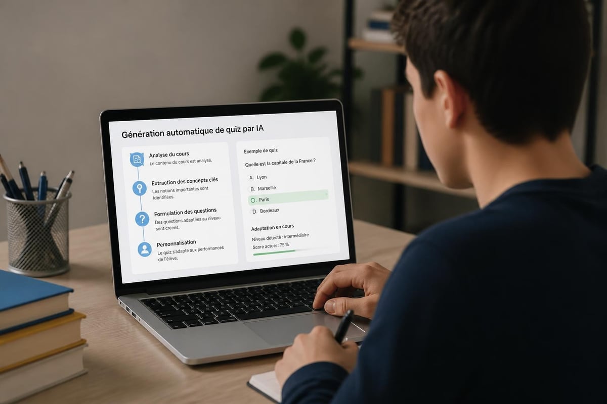 Technologie IA dans les quiz