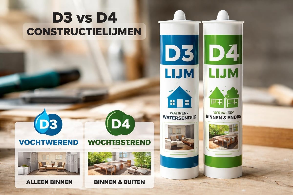 Constructielijm hechtsterkte classificaties