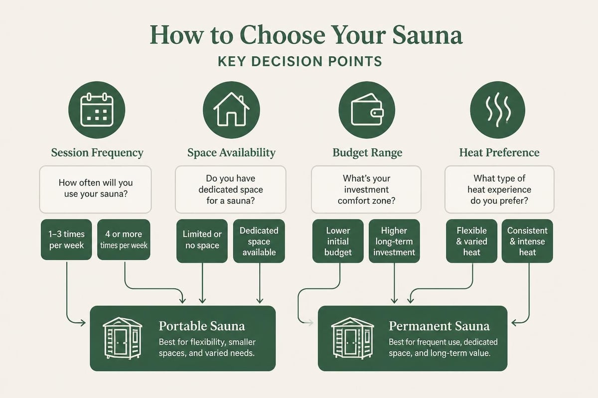 Sauna decision factors