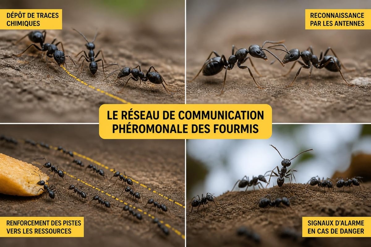 Système de communication des fourmis