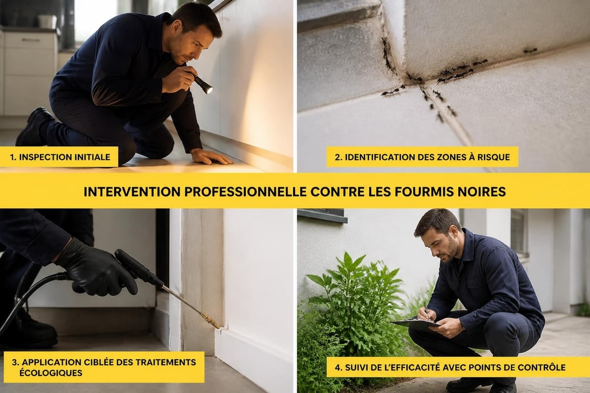 Traitement professionnel des fourmis