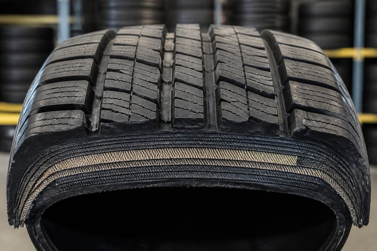 All season truck tire tread components