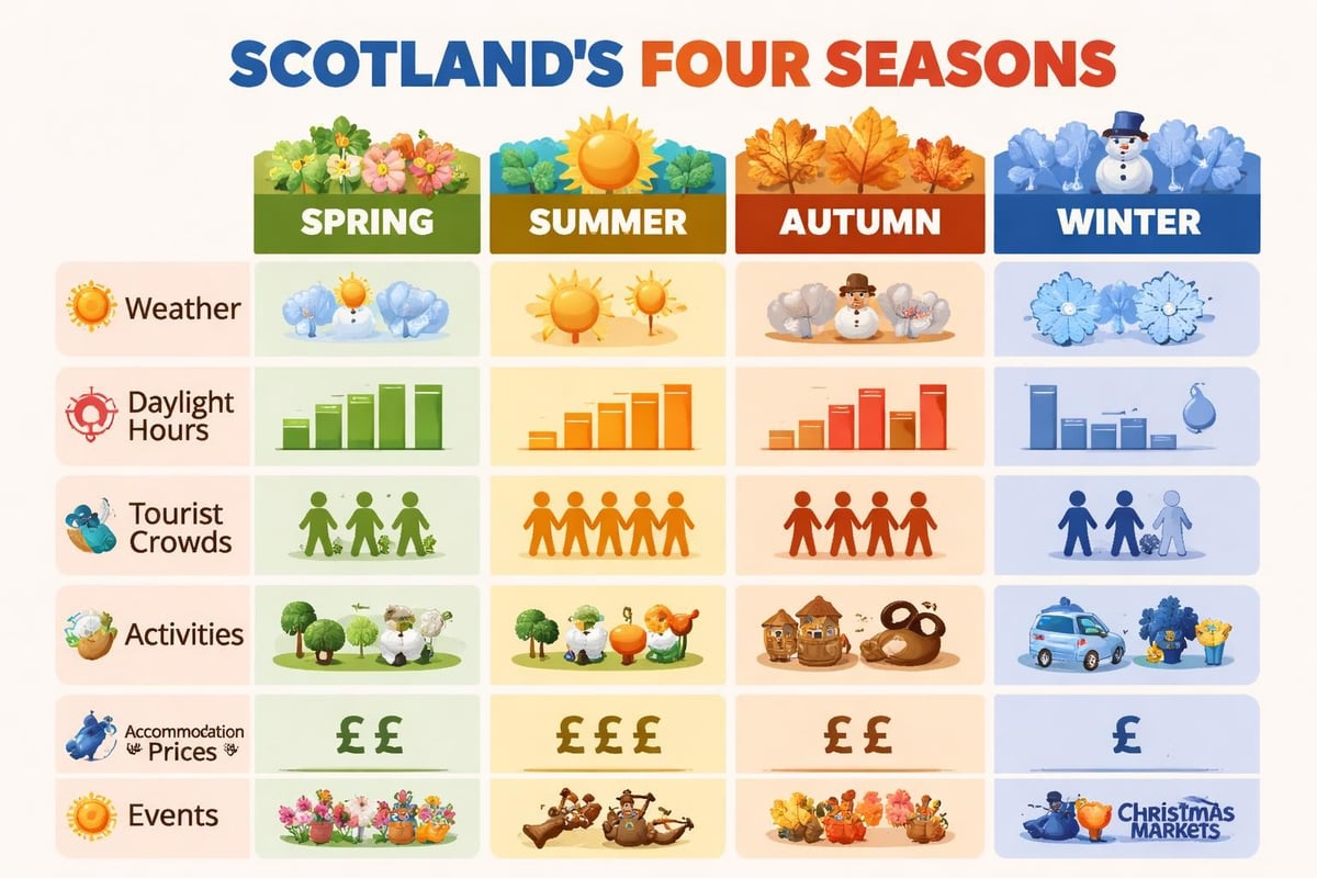Scotland seasonal travel planning
