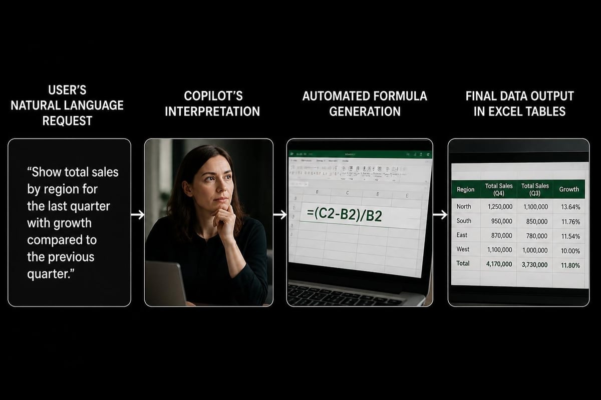 Excel Copilot automation workflow