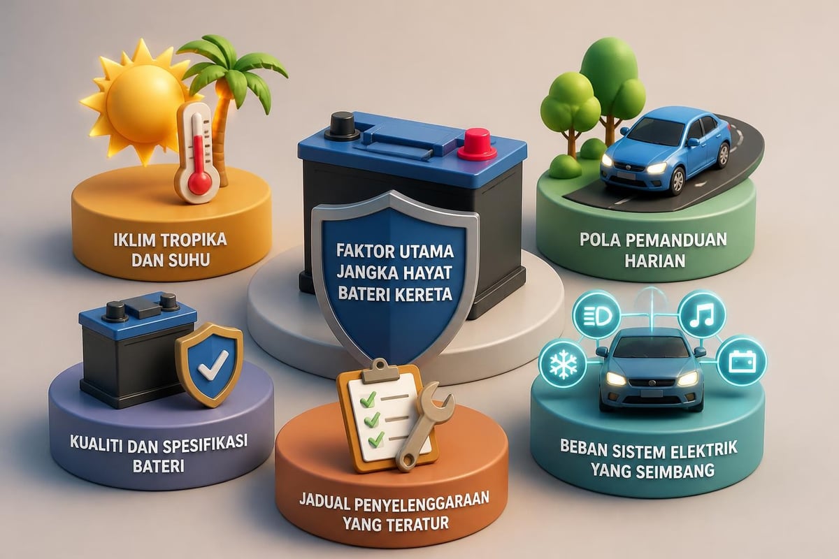 Faktor yang mempengaruhi hayat bateri