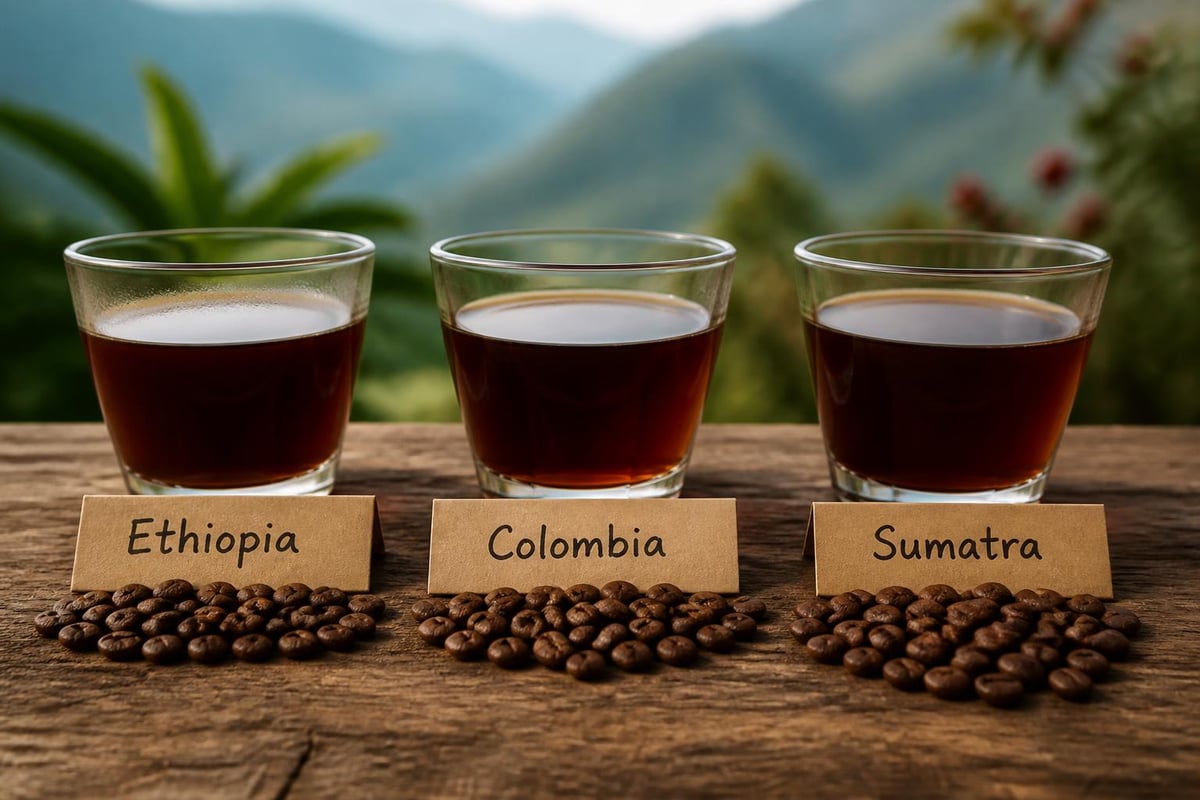 Coffee flavor wheel