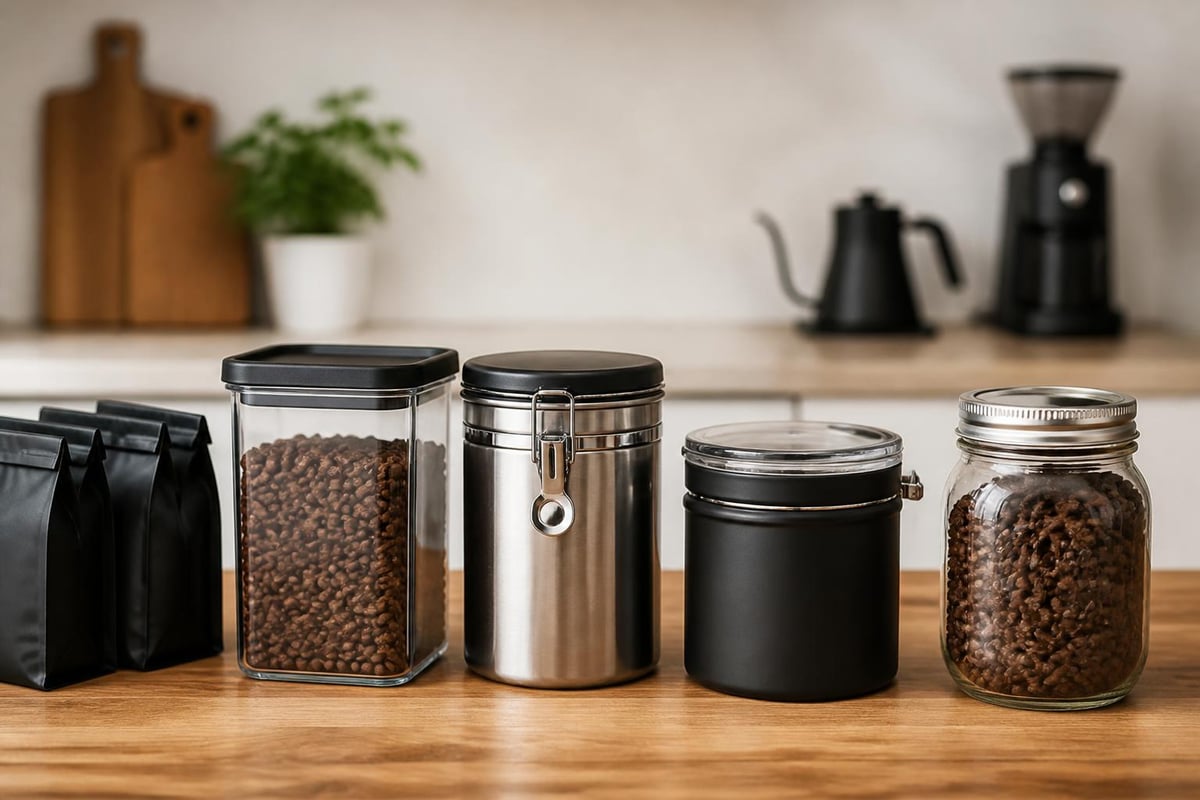 Coffee storage comparison