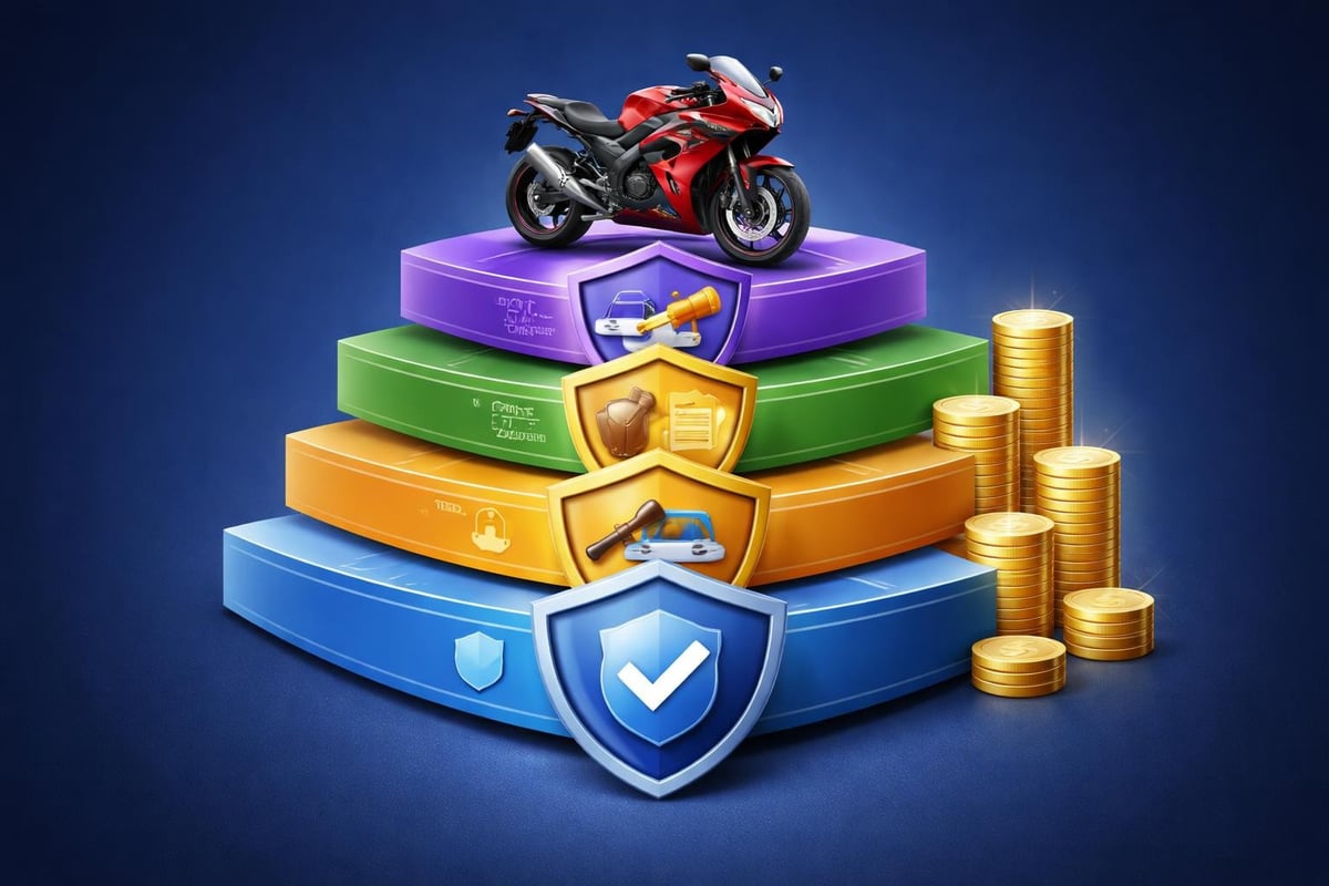 Coberturas seguro moto temporal