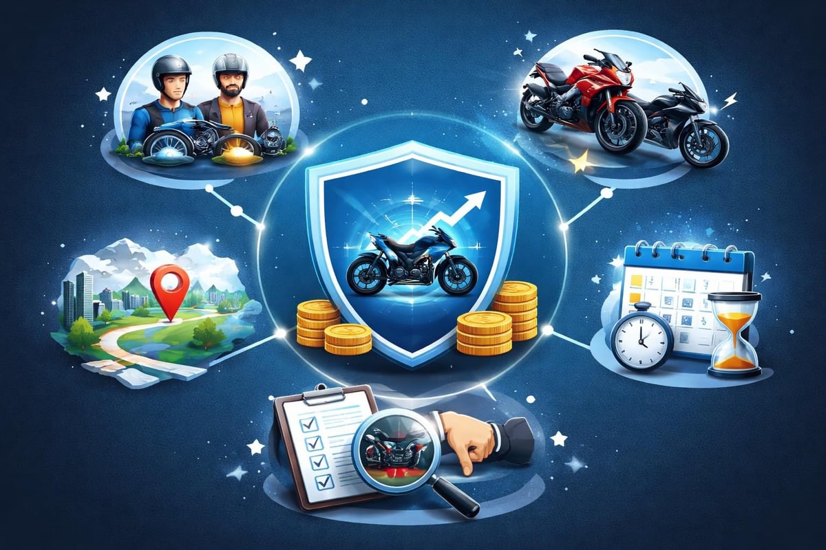 Factores precio seguro moto temporal