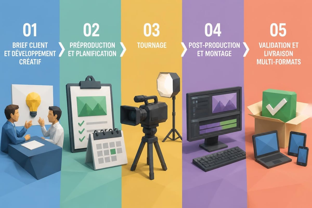 Workflow de production audiovisuelle