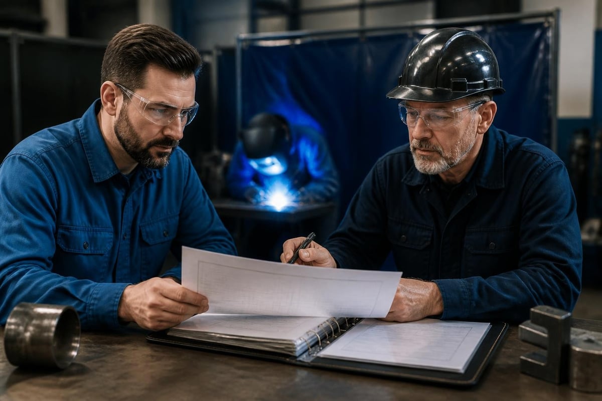 Welding certification verification process
