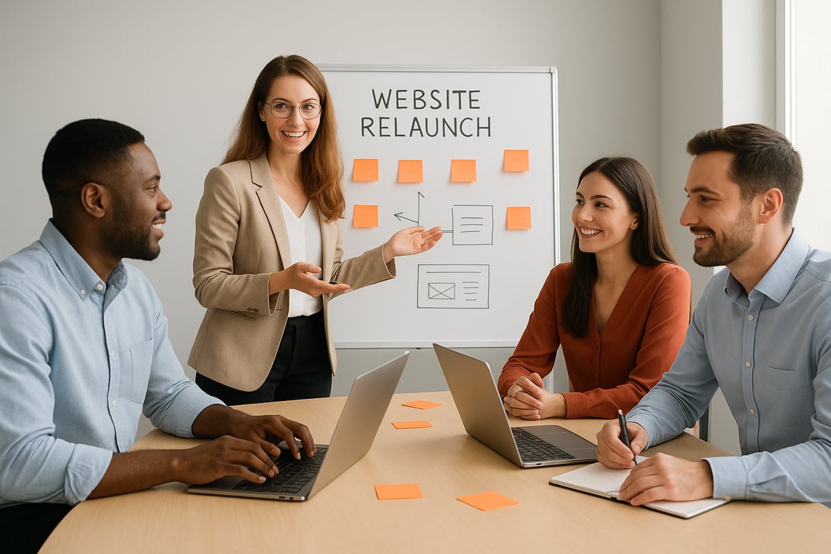 Relaunch der Website Guide: Erfolgreich neu starten 2026 2 Ziele und Strategie für den Relaunch definieren