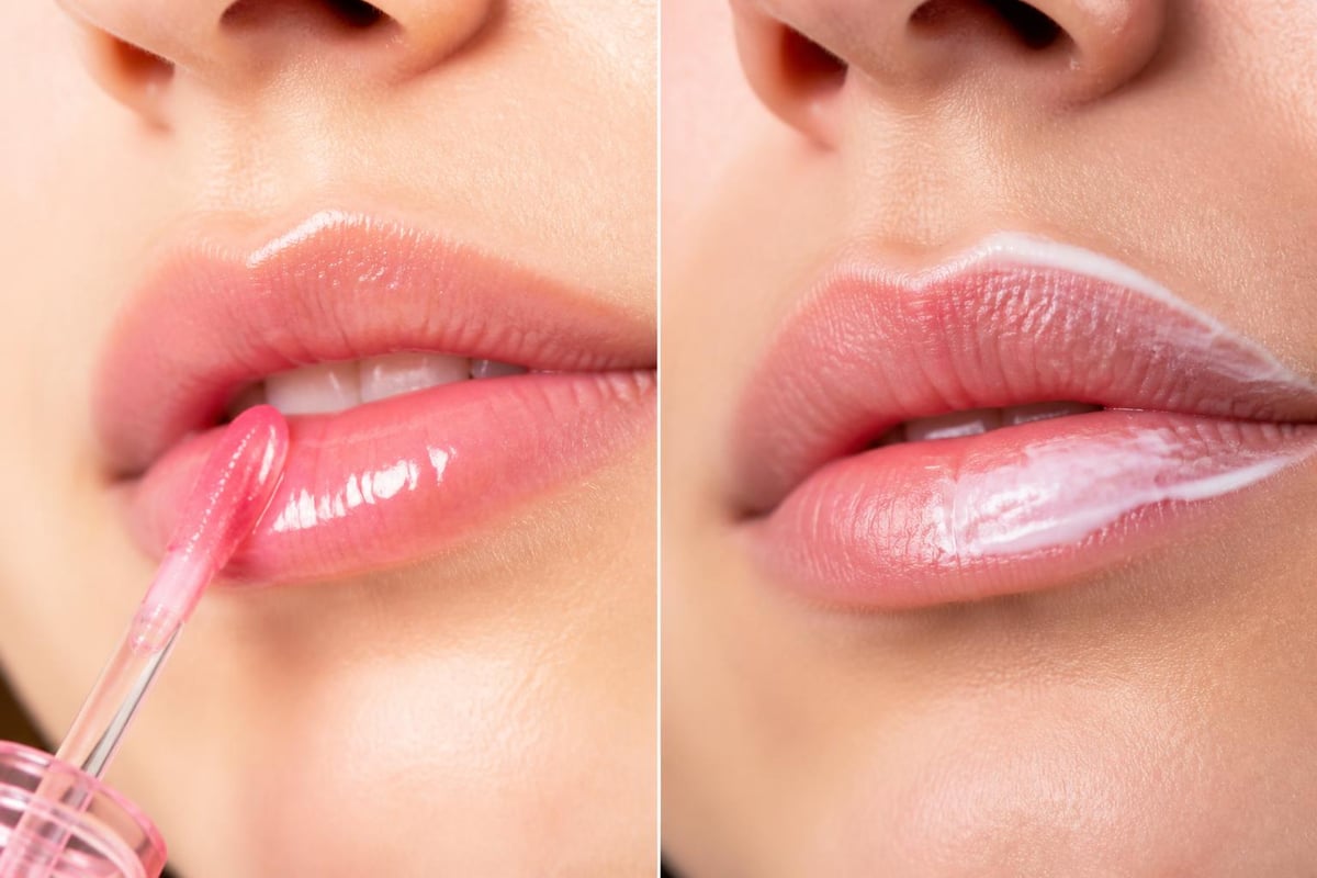 Lip oil application and absorption