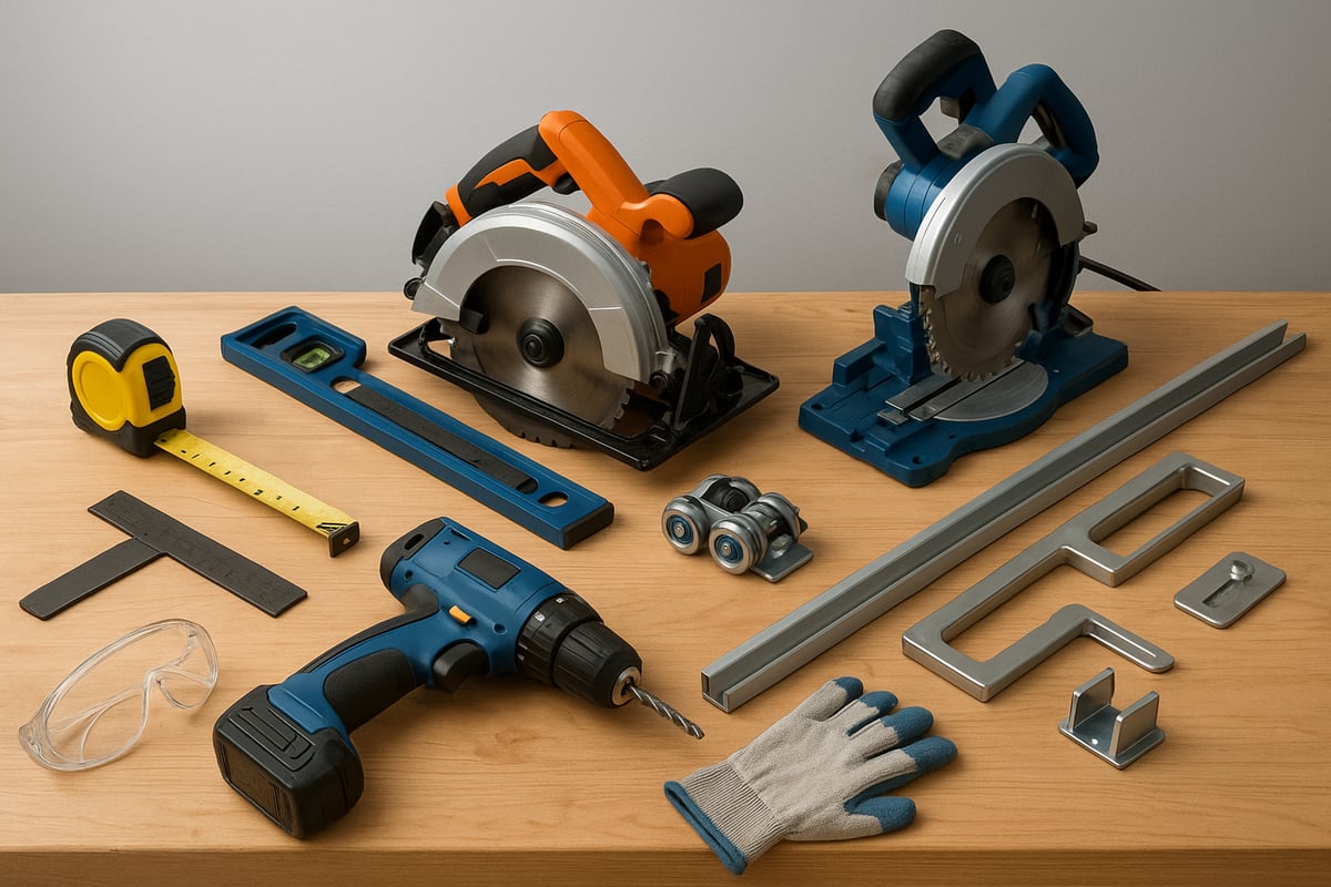 Essential Tools and Hardware for Building a Sliding Door