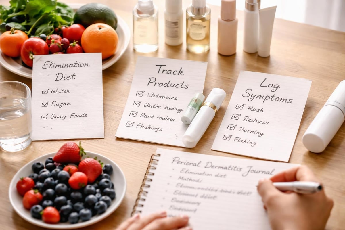 Perioral dermatitis diagnosis process