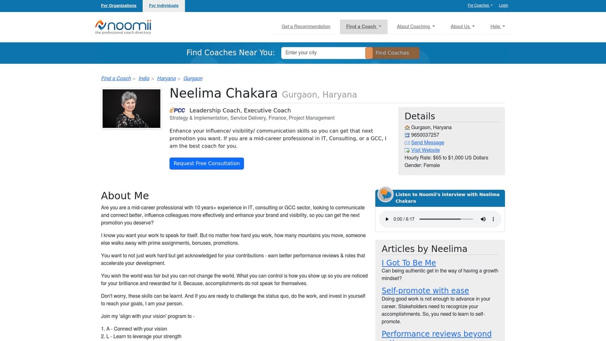 7 Inspiring Life Coach India Experts To Know In 2026 - Neelima Chakara