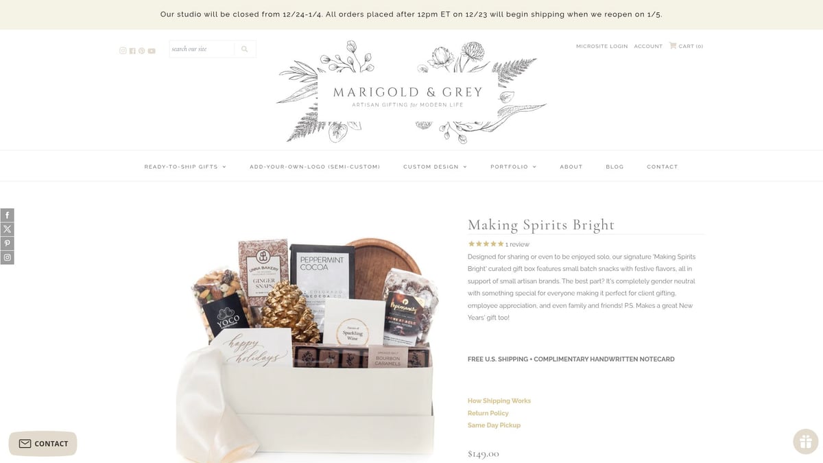 7 Best Gift Box Holiday Ideas to Celebrate in 2026 - Making Spirits Bright Box