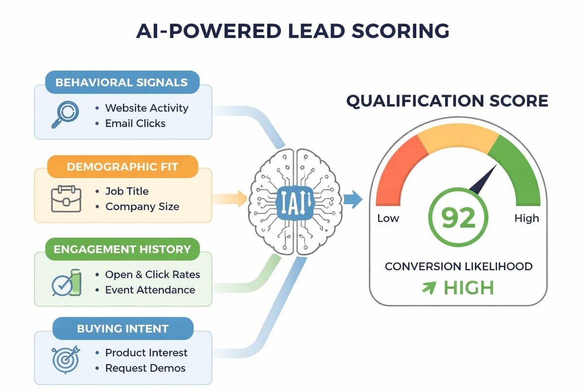 AI lead scoring system