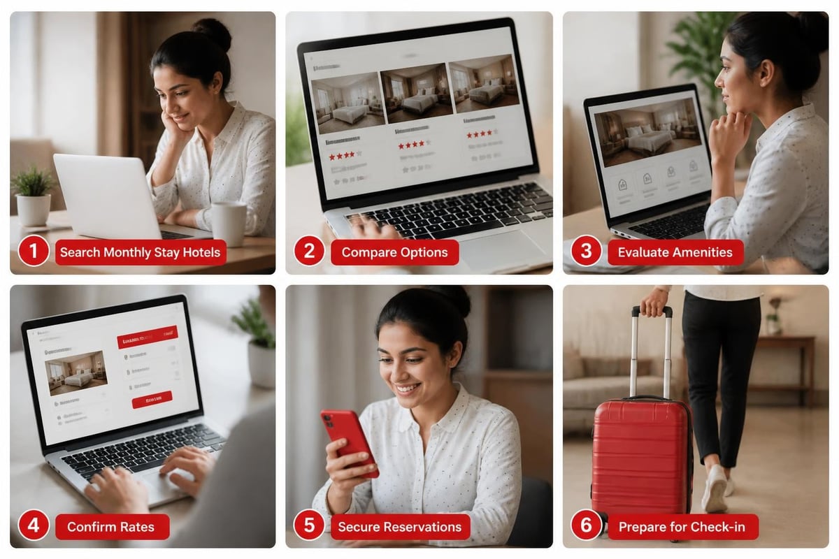 Extended stay booking process