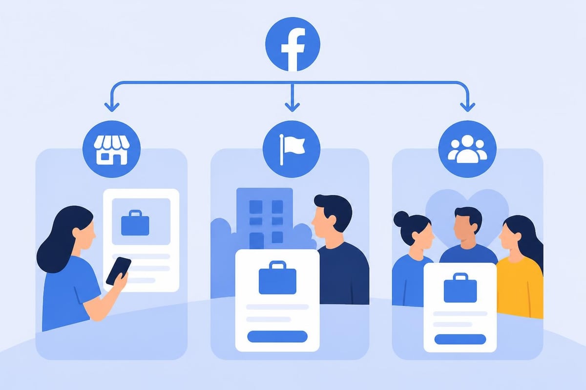Facebook job posting channels