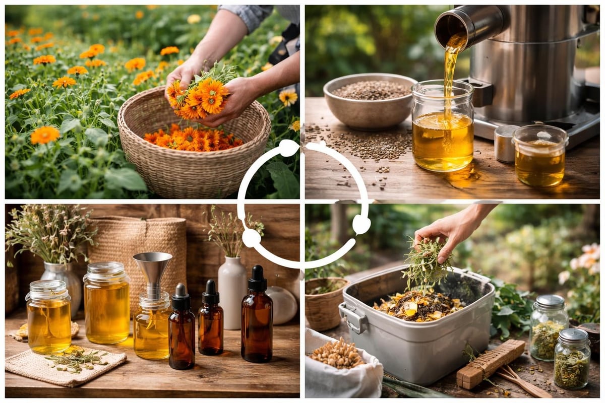 B&aelig;redygtig ansigtsolie produktion