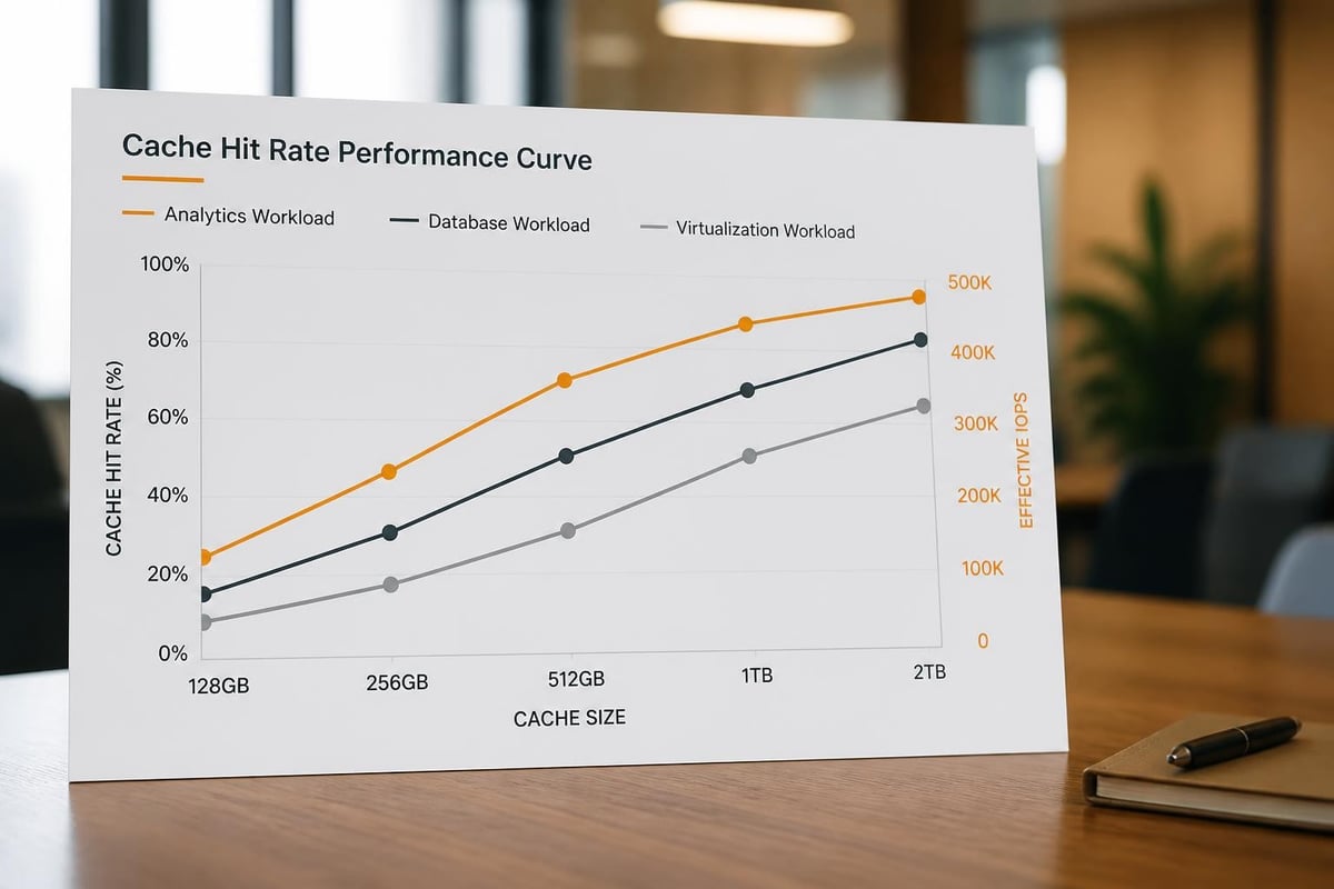 Cache size analysis