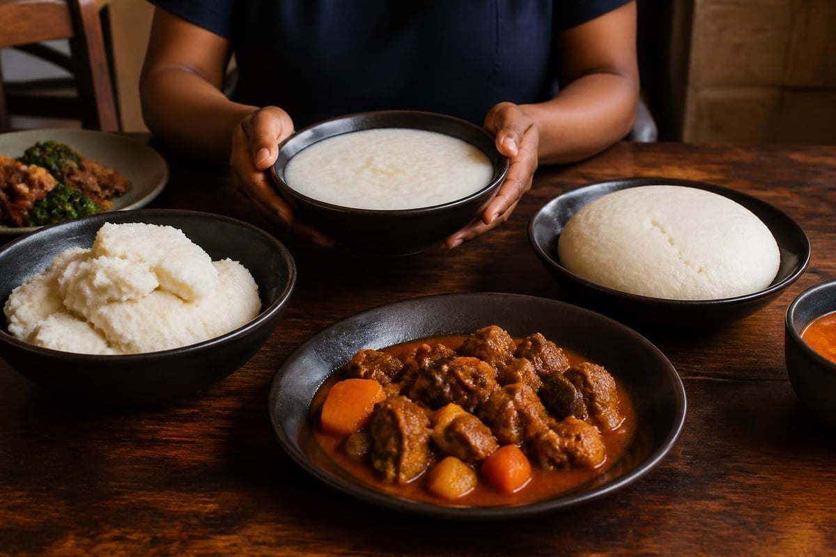 Traditional South African maize meal preparation methods