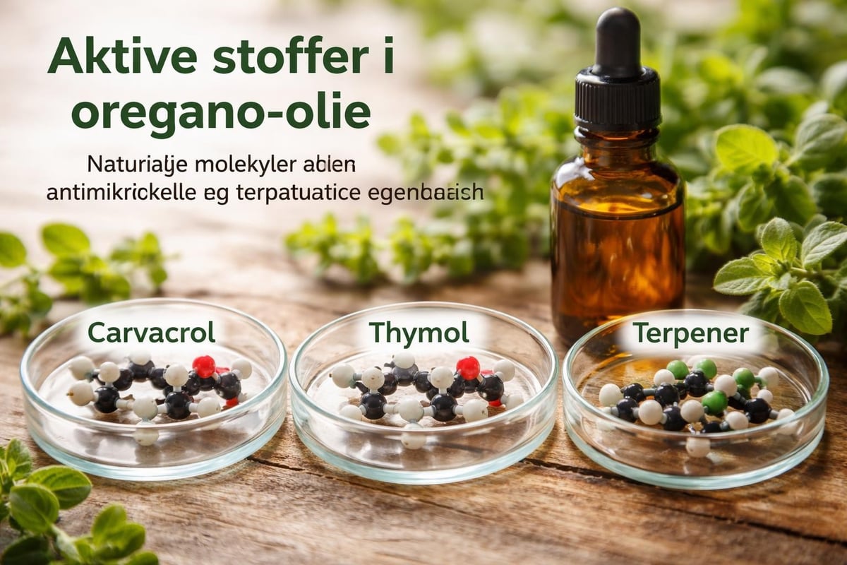Oregano olie kemiske komponenter