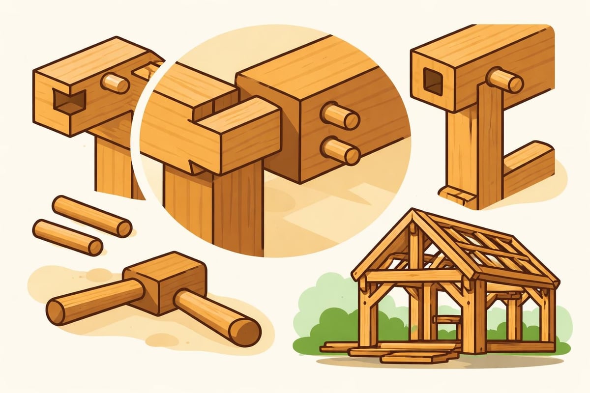 Traditional timber frame joinery methods