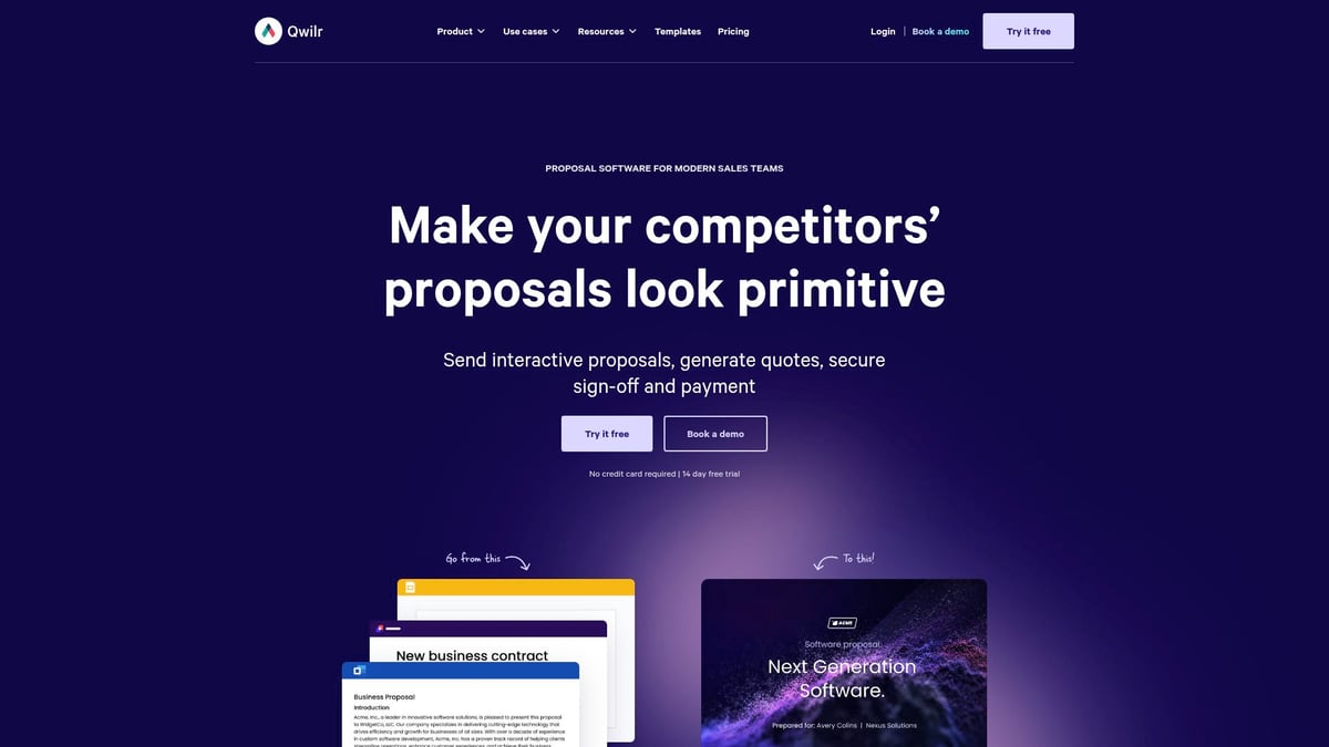 9 Essential Agency Proposal Templates That Close Deals in 2026 - Qwilr