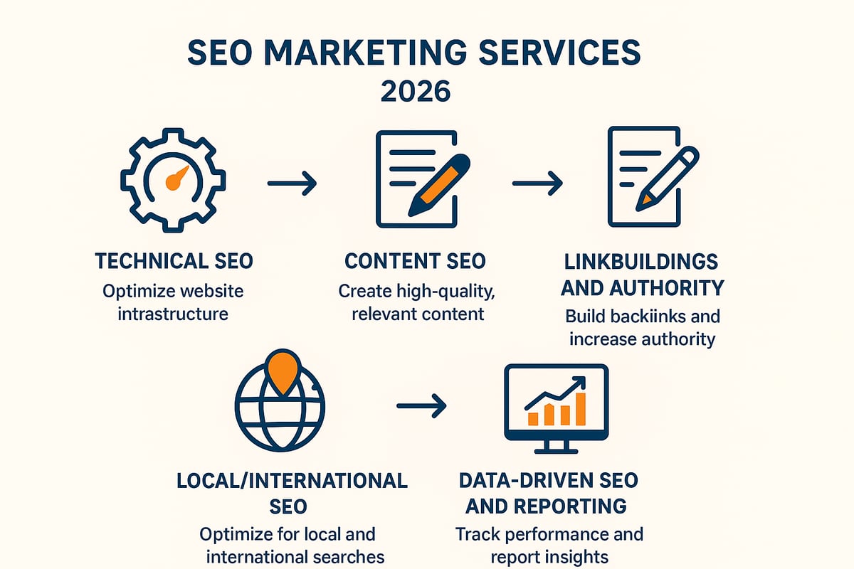 Soorten SEO Marketingdiensten in 2026