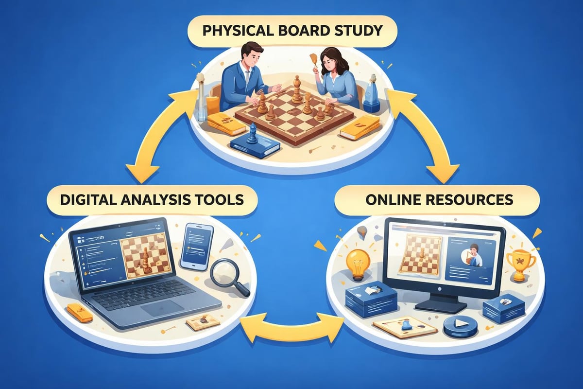 Multi-platform chess learning workflow