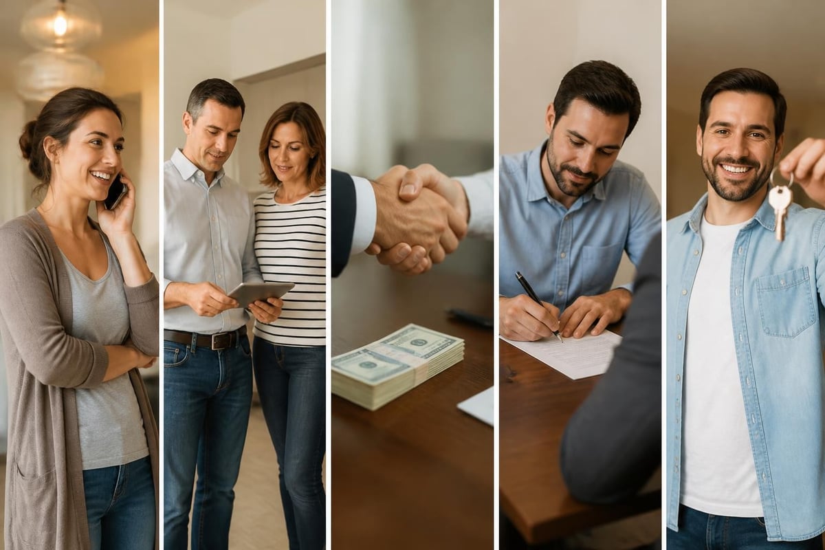 I buy houses process