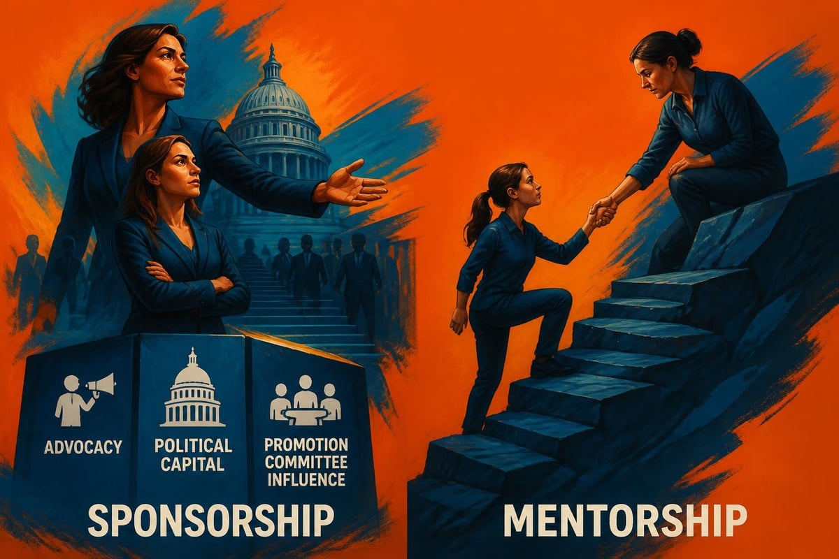 Sponsorship vs mentorship pathways