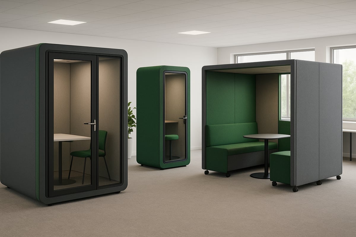 Types of Workplace Pods and Their Key Features