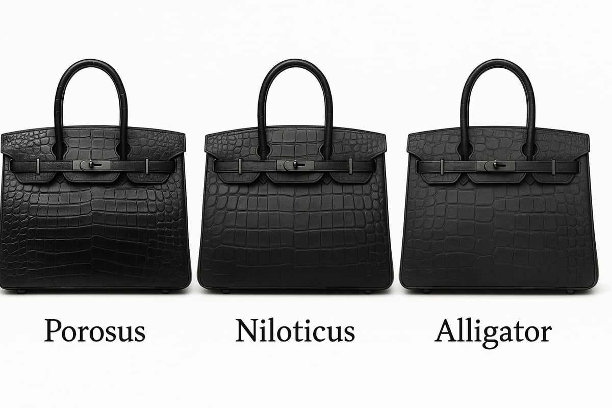 Understanding Crocodile Leathers: Porosus vs Niloticus vs Alligator