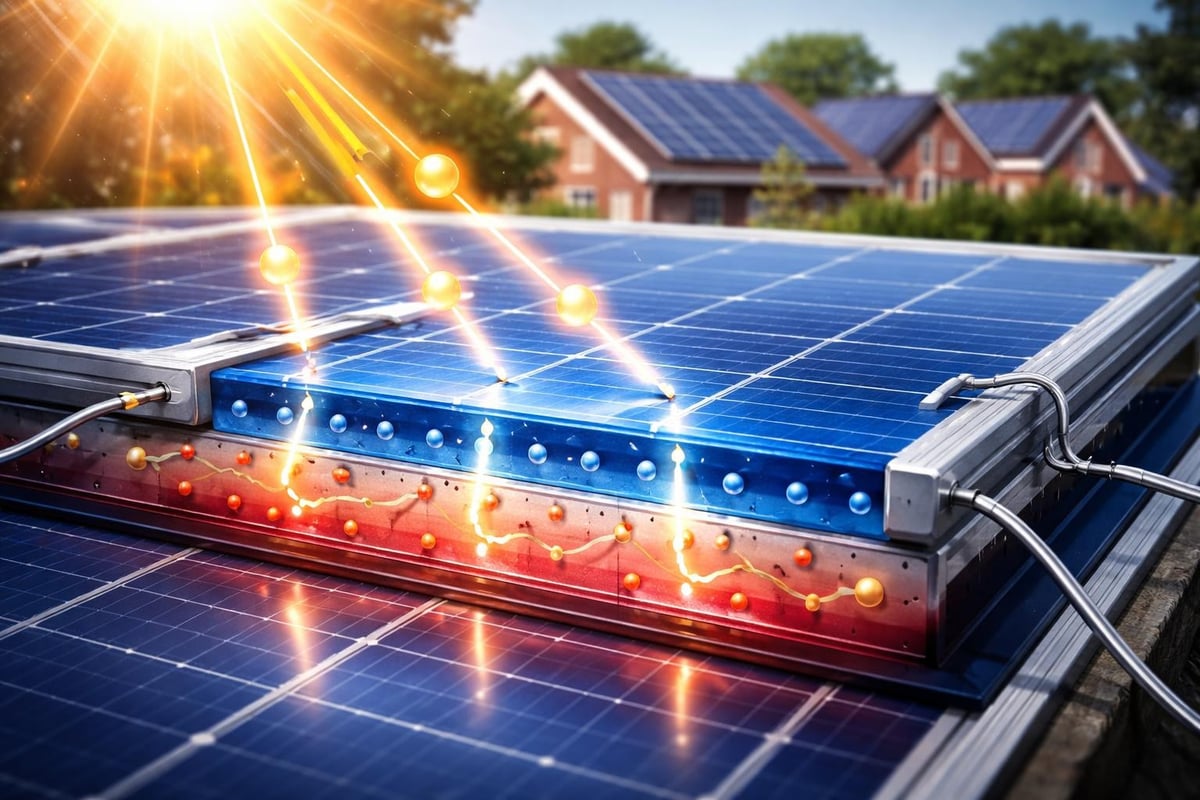 Fotovoltaïsch effect in zonnecel