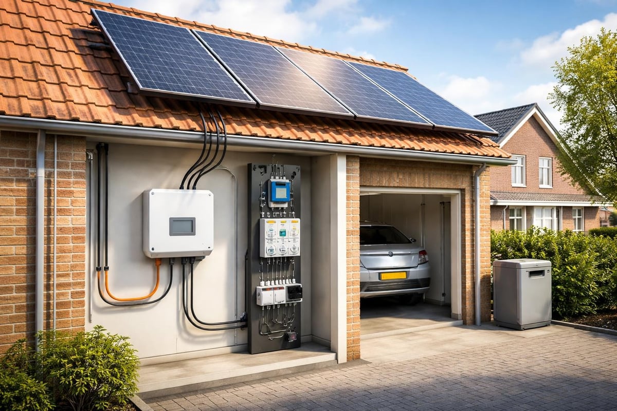 Stroomconversie zonnepanelen
