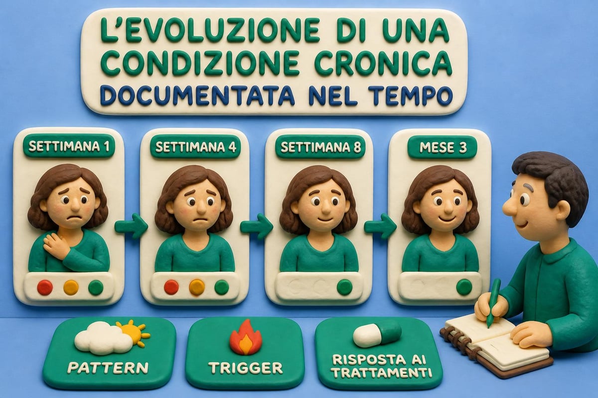 Monitoraggio sintomi cronici nel tempo